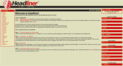 Desktop Screenshot of headliner.org