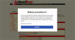 Desktop Screenshot of headliner.nl