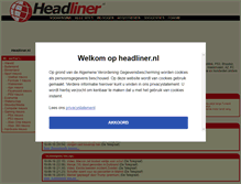 Tablet Screenshot of headliner.nl